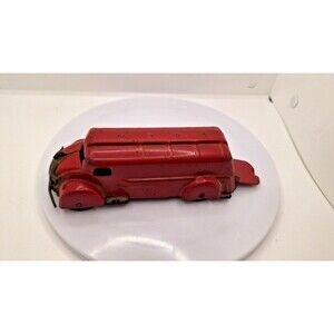 Pressed Steel Antique Gasoline Tanker Toy Wyandotte Toys